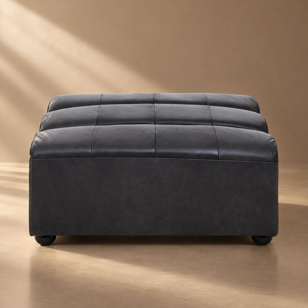 Furniture-Sofas-Klein-Antique-Black-Leather-Modular-Ottoman