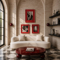 Soul Cream Curved 3 Seater Sofa