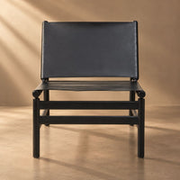 Sonari Black Leather Chair