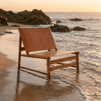 Sonari Brown Leather Chair