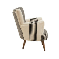 Artisan Monochrome Cotton Chair