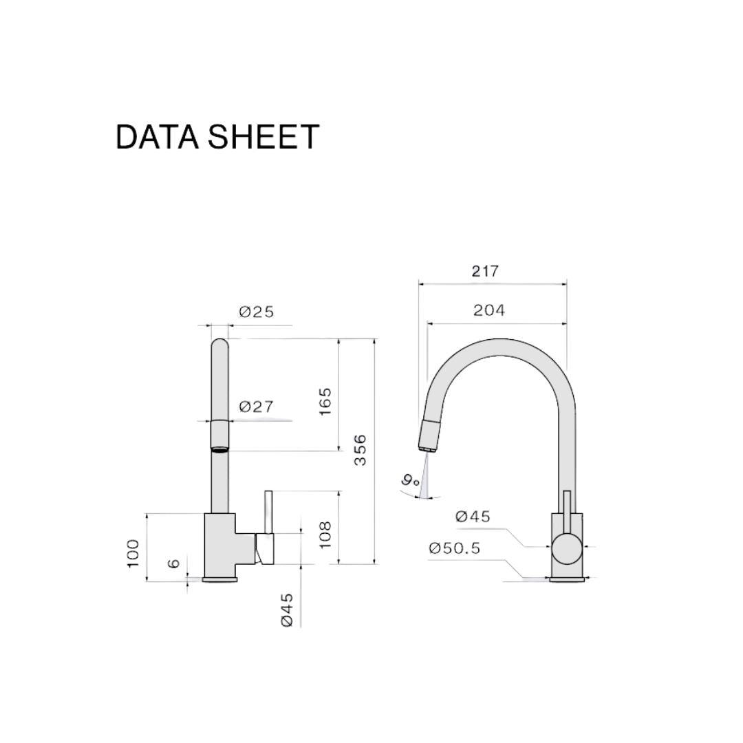 Pure Steel Round Faucet