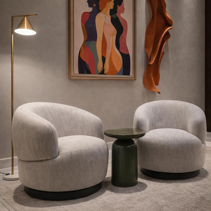 Orio Curve Grey Chair