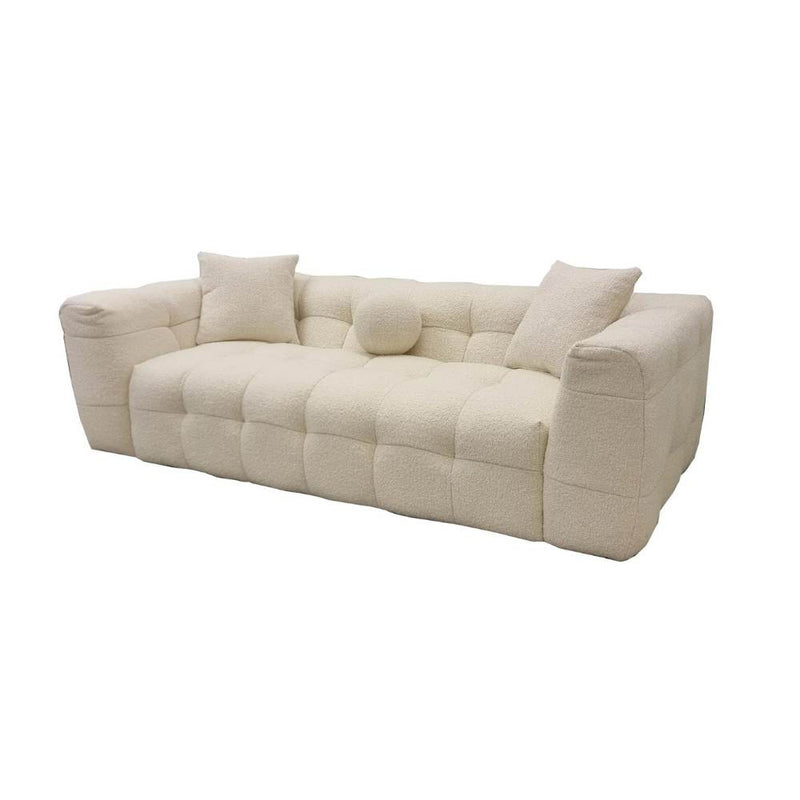 White Bliss 3-Seater Sofa