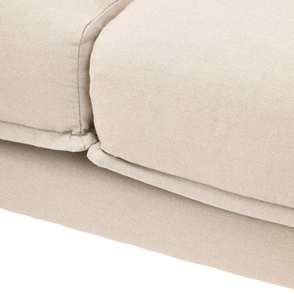 Avenne Cream three-seat right-hand chaise sofa