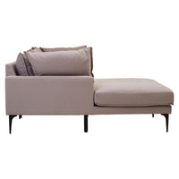 Avenne  Grey three-seat left-hand chaise sofa