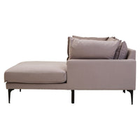 Avenne Grey three-seat right-hand chaise sofa