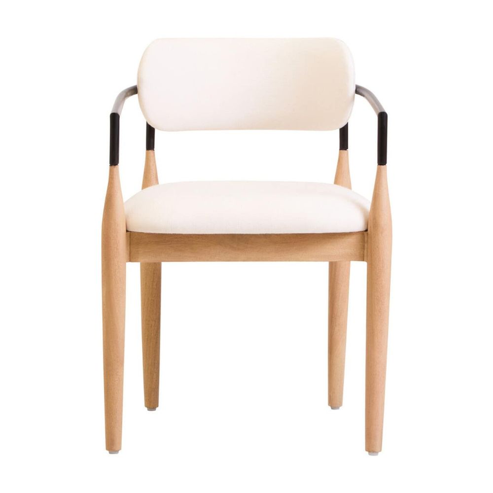 Calviano Cream Textured Dining Chair