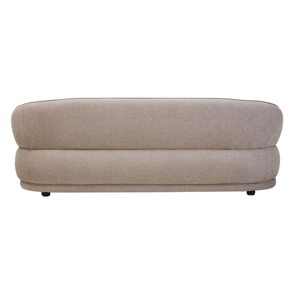 Elora Three-Seater Chenille Sofa – Taupe