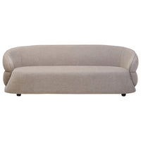 Elora Three-Seater Chenille Sofa – Taupe