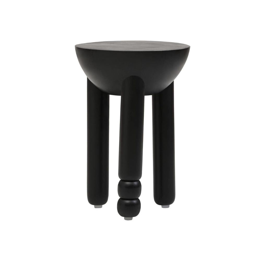 Black side table