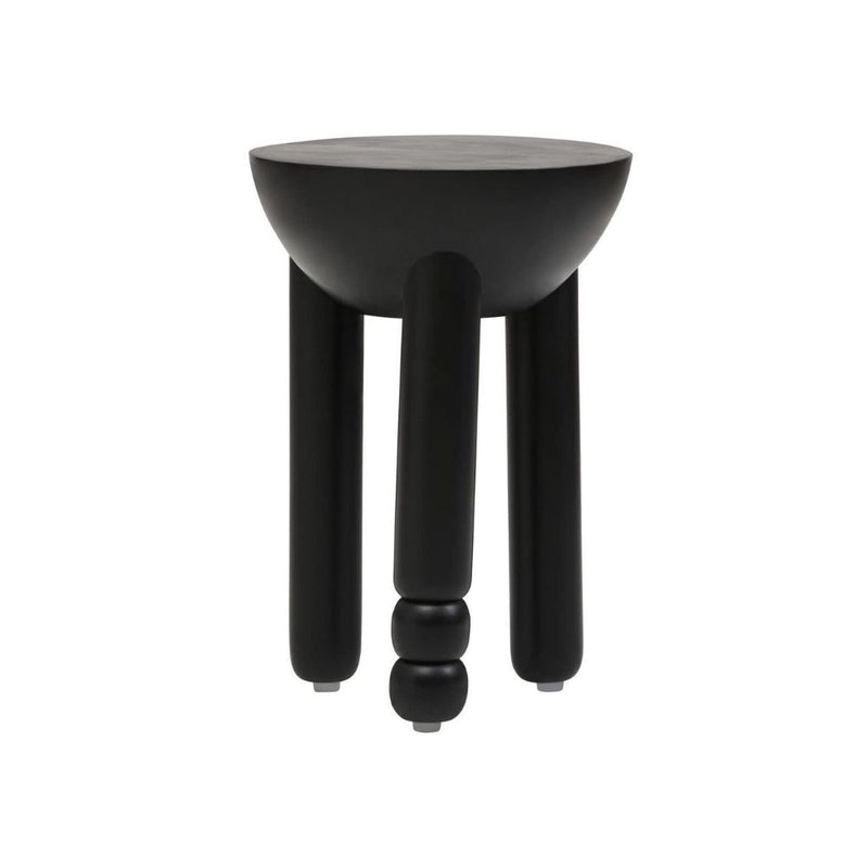 Black side table