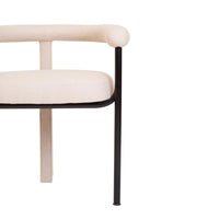 Varenna Cream Linen Dining Chair